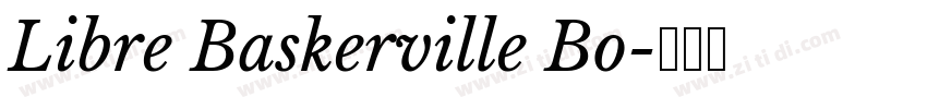 Libre Baskerville Bo字体转换